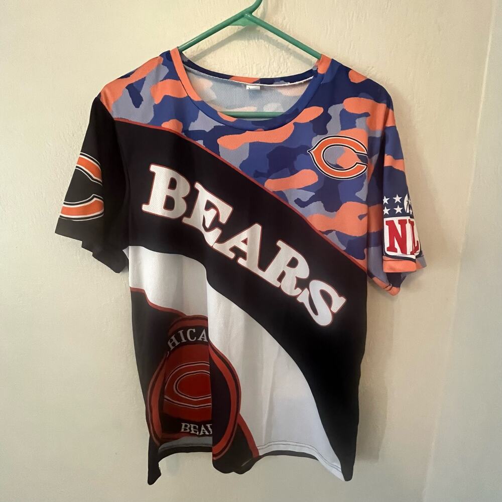 Chicago Bear Women's NFL Camo Shirt Size‎ XL